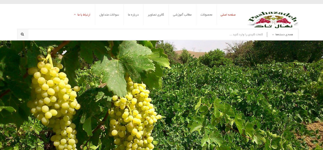طراحی سایت نهالستان