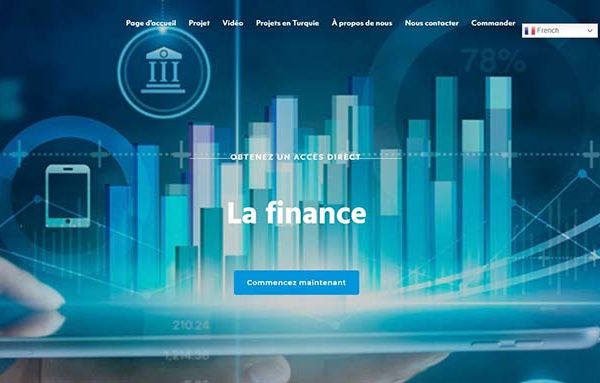 طراحی سایت فرانسوی