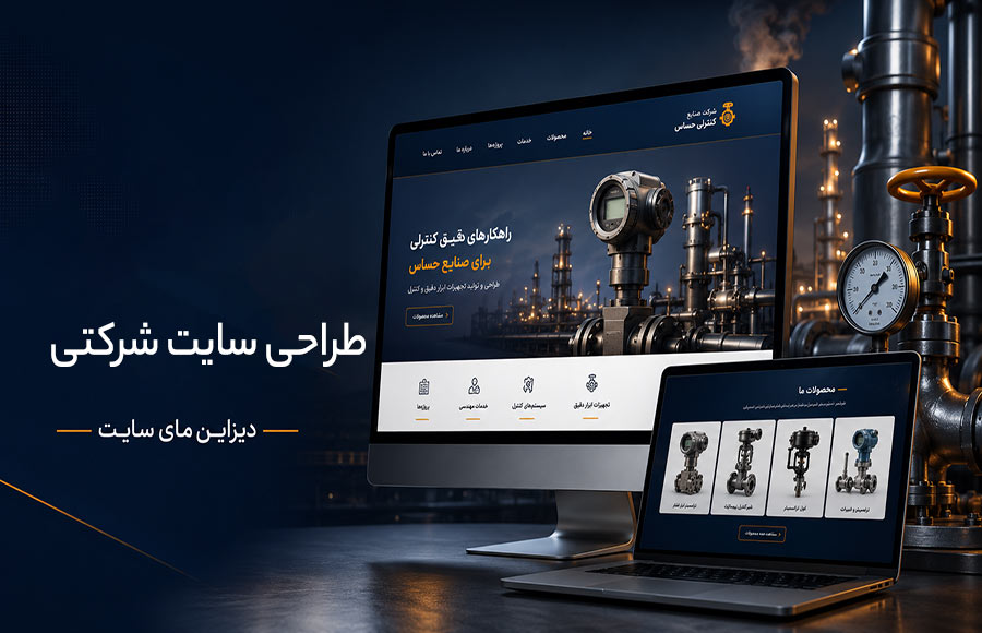 طراحی سایت شرکتی ابزار دقیق